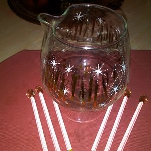 Vintage Cocktail Mixer & stirrers